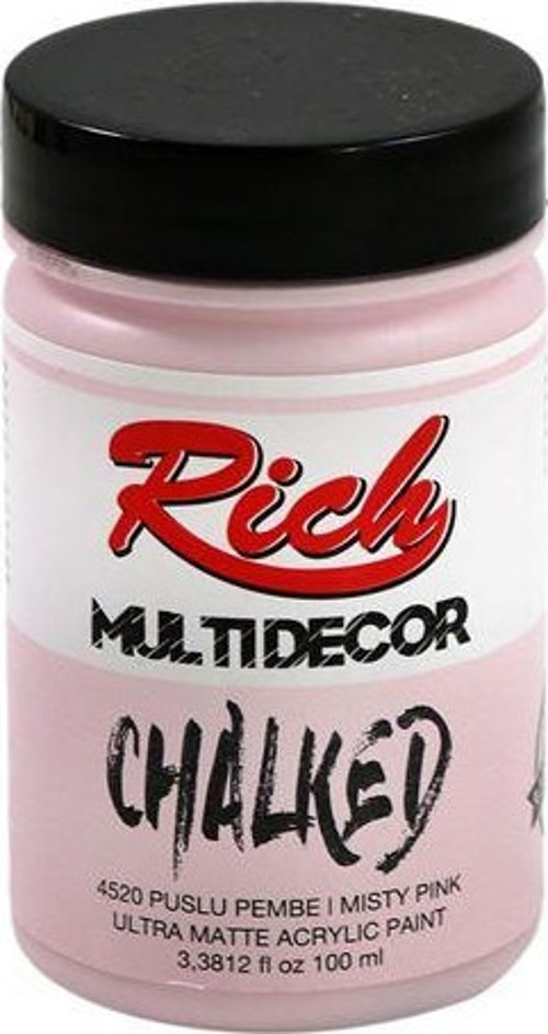 Rıch Chalked Akr. Boya 100 Cc 4520 Puslu Pembe
