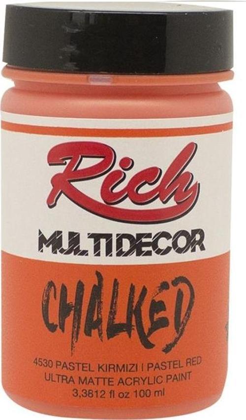 Rıch Chalked Akr. Boya 100 Cc 4530 Pastel Kırmızı