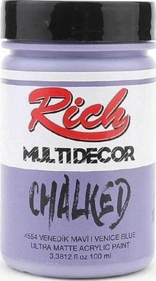 Rıch Chalked Akr. Boya 100 Cc 4554 Venedik Mavi