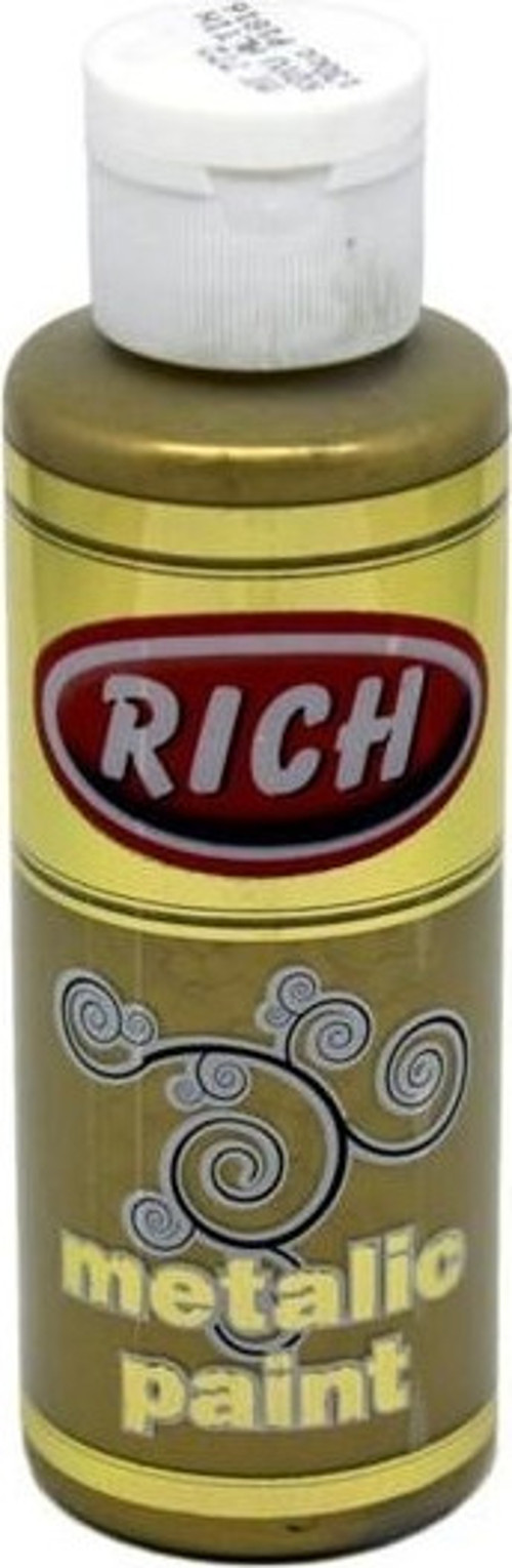 Rıch Metalik Akrilik Boya 03986 Koyu Altın 120 Cc