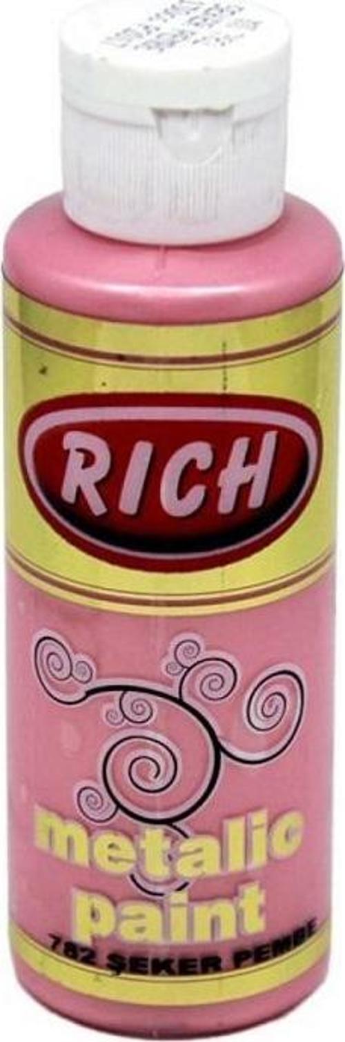 Rıch Metalik Akrilik Boya 0782 Şeker Pembe 120 Cc