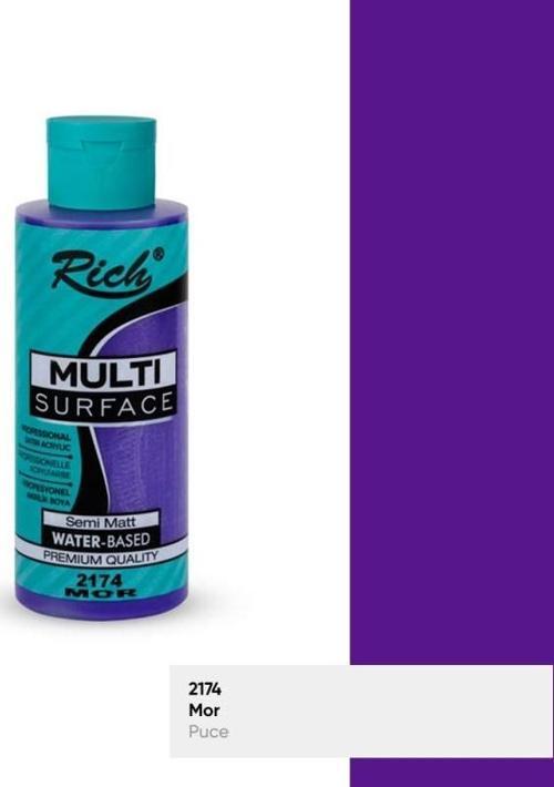 Rıch Multi Akrilik Boya 2174 Mor 120 Cc