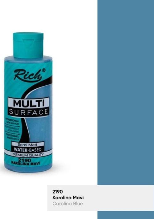 Rıch Multi Akrilik Boya 2190 Karolına Mavi 120 Cc
