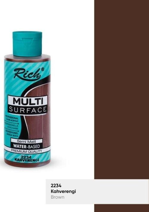 Rıch Multi Akrilik Boya 2234 Kahverengi 120 Cc