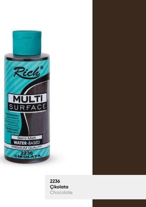 Rıch Multi Akrilik Boya 2236 Çikolata 120 Cc