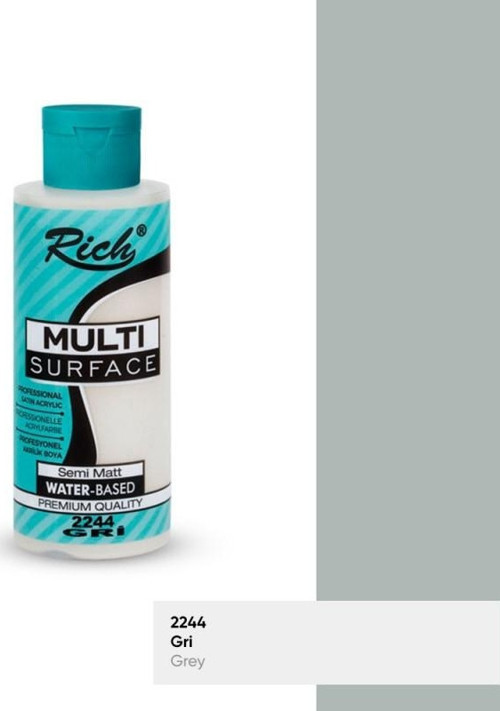 Rıch Multi Akrilik Boya 2244 Gri 120 Cc