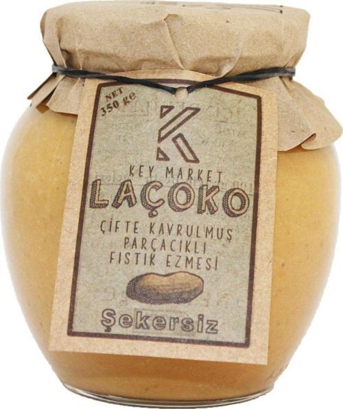 350 Gram Şekersiz, Katkısız, Glutensiz, Vegan, Çifte Kavrulmuş Parçacıklı Yer Fıstığı Ezmesi