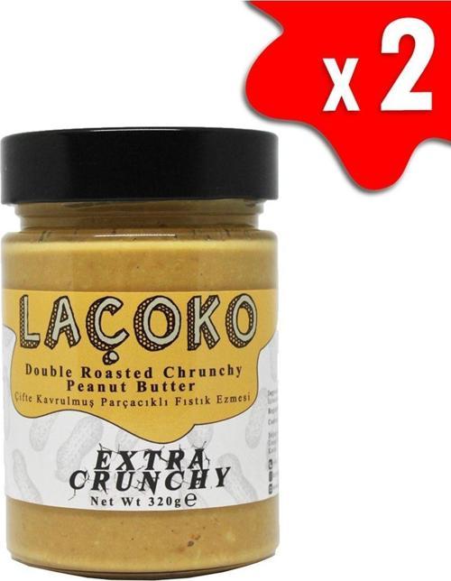 640 Gram Şekersiz, Katkısız, Glutensiz, Vegan, Doğal Çifte Kavrulmuş Parçacıklı Fıstık Ezmesi