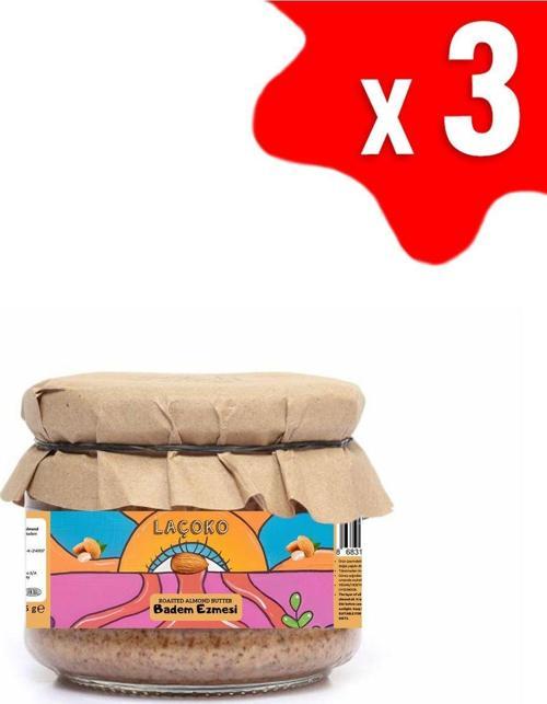 825 Gram Şekersiz, Katkısız, Glutensiz, Vegan, Doğal Badem Ezmesi