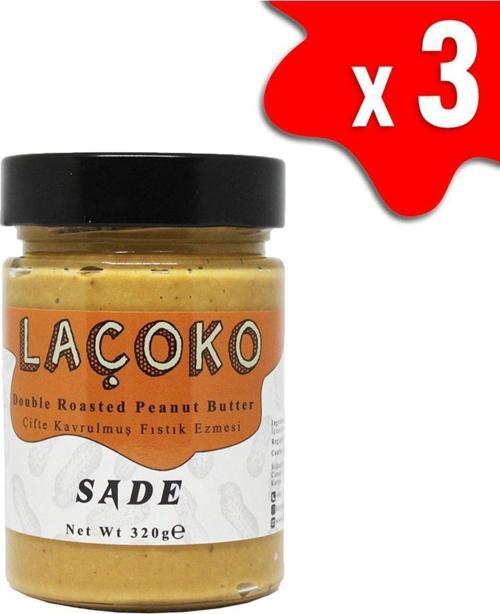 960 Gram Şekersiz, Katkısız, Glutensiz, Vegan, Doğal Çifte Kavrulmuş Yer Fıstığı Ezmesi