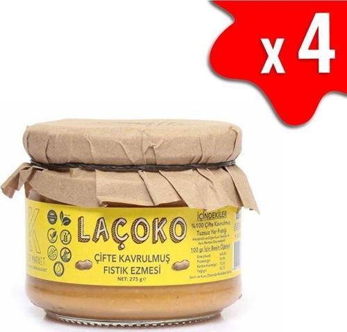 1100 Gram Şekersiz, Katkısız, Glutensiz, Vegan, Doğal Çifte Kavrulmuş Yer Fıstığı Ezmesi