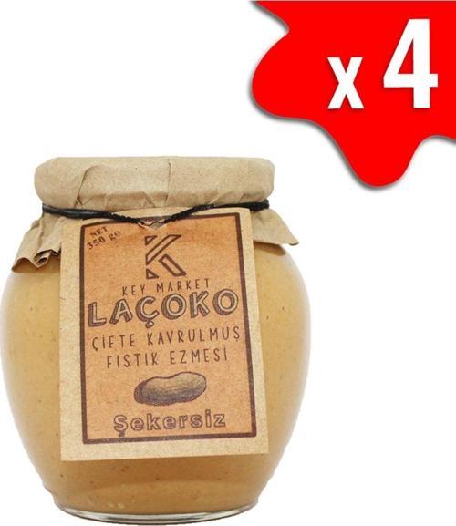 1400 Gram Şekersiz, Katkısız, Glutensiz, Vegan, Doğal Çifte Kavrulmuş Yer Fıstığı Ezmesi