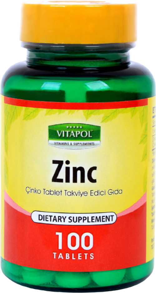 Zinc Çinko Sülfat 15 Mg 100 Tablet