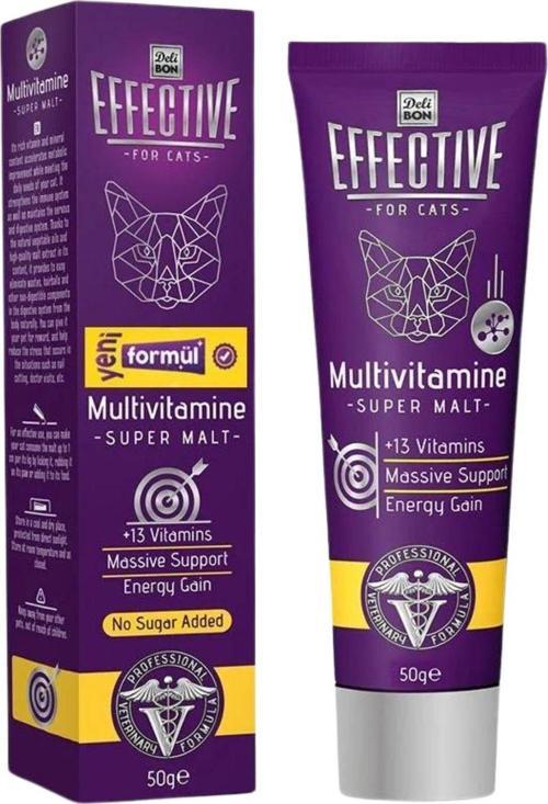 Effective Multivitamine Super Kedi Maltı 50g