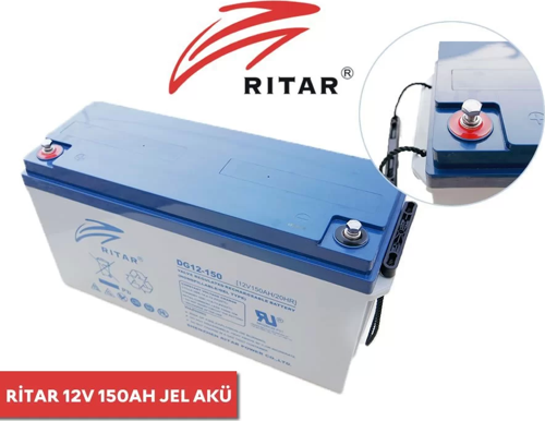 12v 150 Amper Jel Akü Derin Döngü