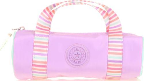Travel Double Stripe Kalem Çantası Lila K2597