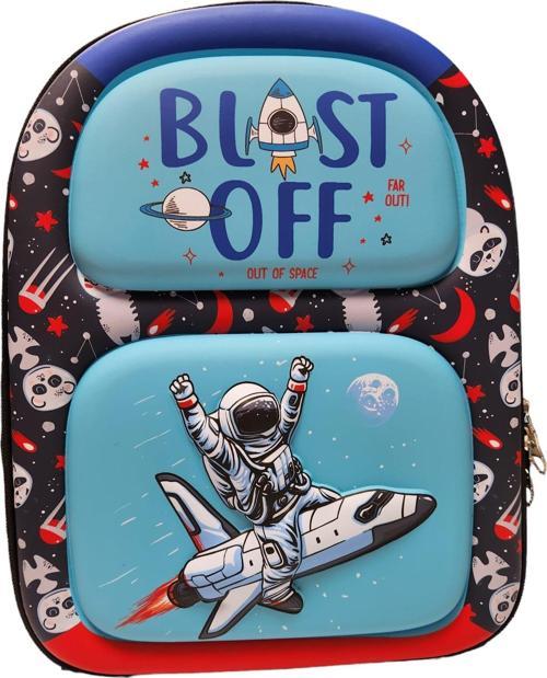 Astronot Kabartma Anaokul Çantası 7839