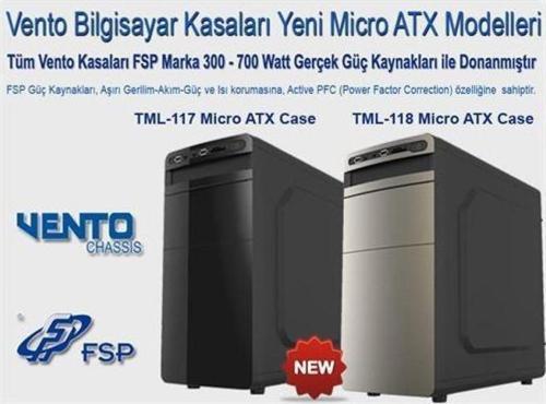 Vento Cıo Tml117 Mıcro Atx Siyah Kasa 400W