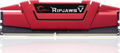 RipjawsV Kırmızı DDR4-3000Mhz CL16 8GB (1x8GB) SINGLE (16-18-18-38) 1.35V F4-3000C16S-8GVRB