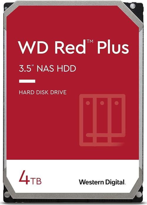 Wd 4Tb Wd40Efpx Red Plus 3.5" 5400Rpm 256Mb Nas Harddisk