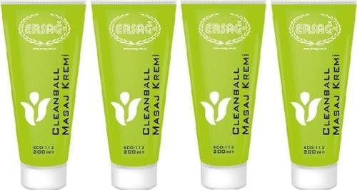 Masaj Kremi Clean Ball 200 ml 4 Adet