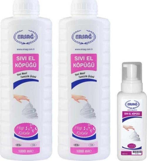 Sıvı El Köpüğü 1000 Ml. X 2 Adet + Boş Aparat