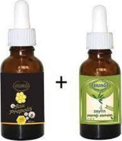 Sıvı Propolis 30ml Zeytin Yaprağı Ekstraktı 30 ml Gıda Takviyesi