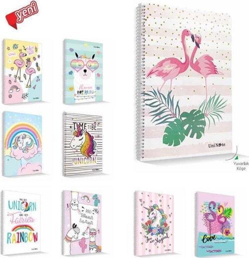 Dream A4 72 Yp Çizgili Spiralli Pp Kapak Defter 72507