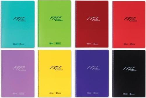 Free A4 40 Yp Pp Kapak Kareli Defter 320392