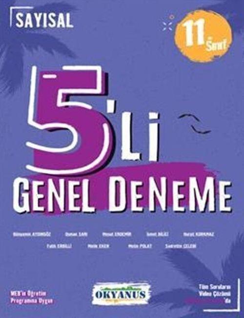 Okyanus Yayınları 11. Sınıf 5 li Sayısal Deneme