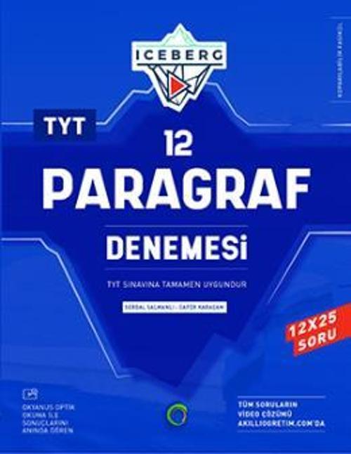 Okyanus YKS TYT Paragraf Iceberg 12 Deneme Okyanus Yayınları