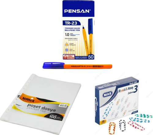 3'lü Kırtasiye Seti No=3