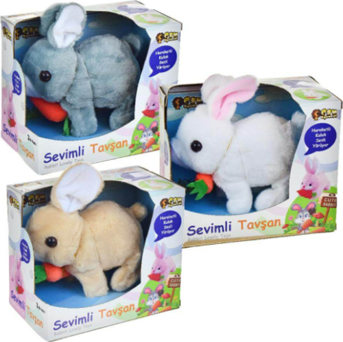 7151-7150 Pilli Sevimli Tavşan