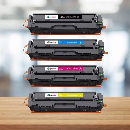 Hp 207X -Hp Color LaserJet Pro M255nw Muadil Toner Takım - Yüksek Kapasiteli 