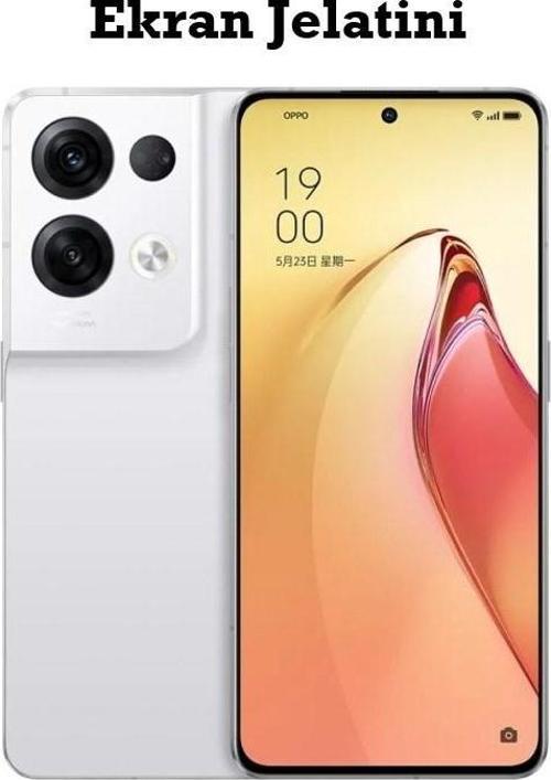 Oppo Reno8 Pro+ Uyumlu Ön Body Şeffaf Ultra Ekran Koruyucu Nano Jelatin