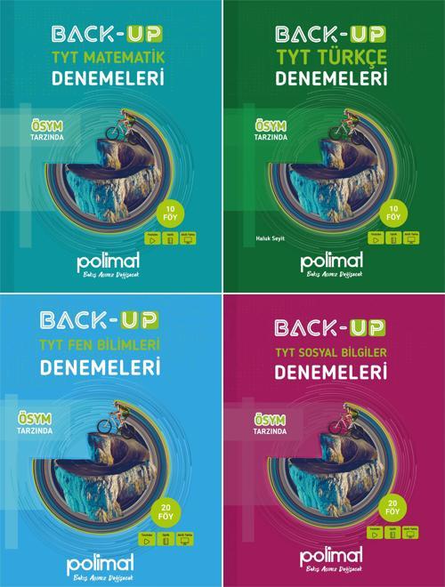 Polimat 2025 Tyt Türkçe + Matematik + Sosyal + Fen Back-Up Denemeleri Seti 4 Kitap