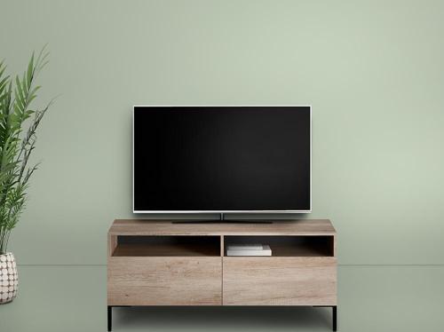 Roma Çekmeceli Tv Ünitesi-Açık Ceviz 120x53x43 cm