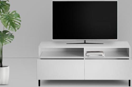 Roma Çekmeceli Tv Ünitesi-Mat Lake Beyaz 120x53x43 cm