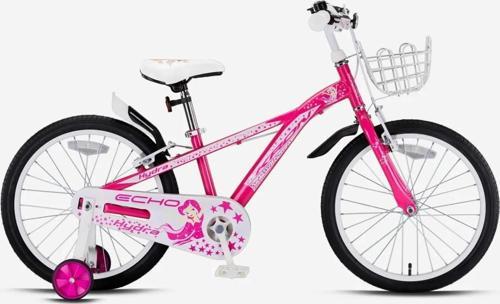 Hydra 20 Jant 6-10 Yaş Kız Çocuk Bisikleti Denge Tekerlekli Pembe Beyaz