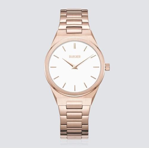 Burker  Emma Rose Gold White Kadin Kol Saati