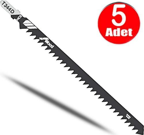 T344D Master Uzun Boy Dekupaj Testere Bıçağı Ucu 152mm Hcs Ahşap Plastik Dekopaj Ağzı -5li paket
