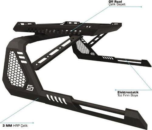 Mitsubishi L200 4 Sepetli Çelik Roll Bar 2015-2018