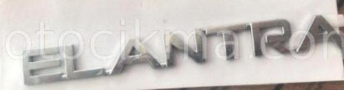 Hyundai Elantra Arka Bagaj Yazısı 2003-2006