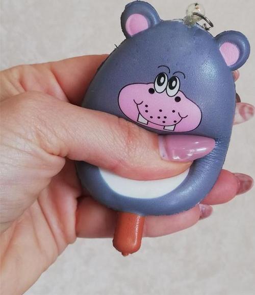 Anahtarlık Çanta Araba Süsü Squishy Dondurma Eğlence Hayvan Figür Sukuşi
