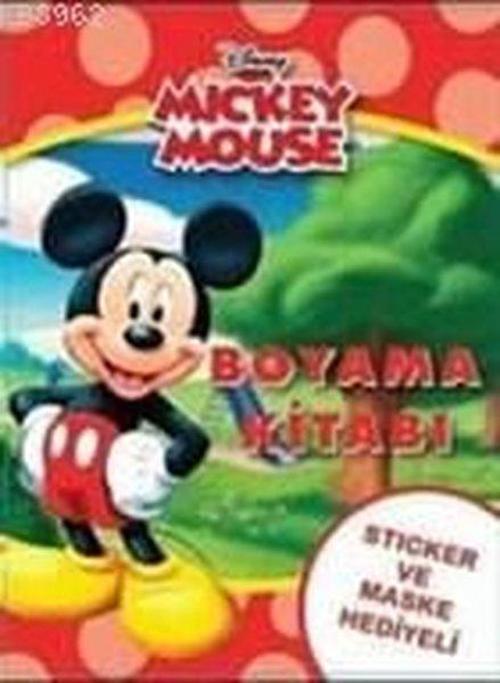 Mickey Roadster Çıkartmalı Boyama Kitabım