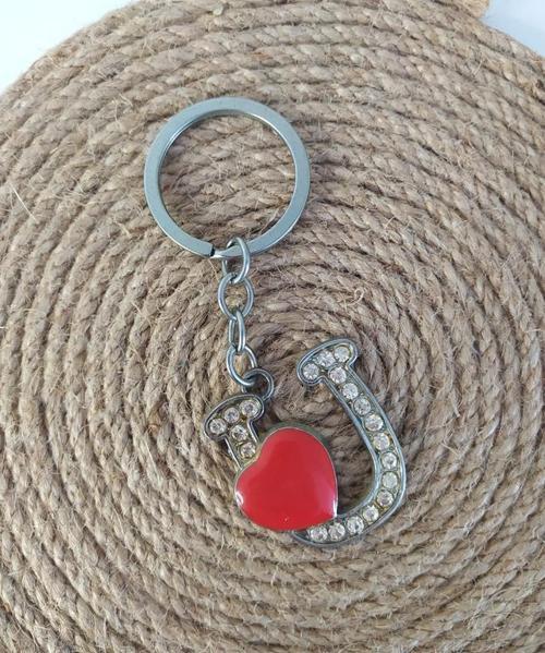 Anahtarlık Harf Kalp Anahtarlık Çanta Araba Cüzdan Süsü Aksesuar 