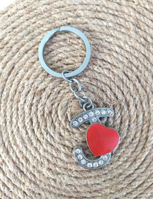 Anahtarlık Harf Kalp Anahtarlık Çanta Araba Cüzdan Süsü Aksesuar 