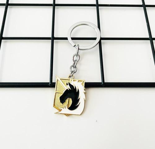 Attack On Titan Military Police Sembol Metal Anahtarlık