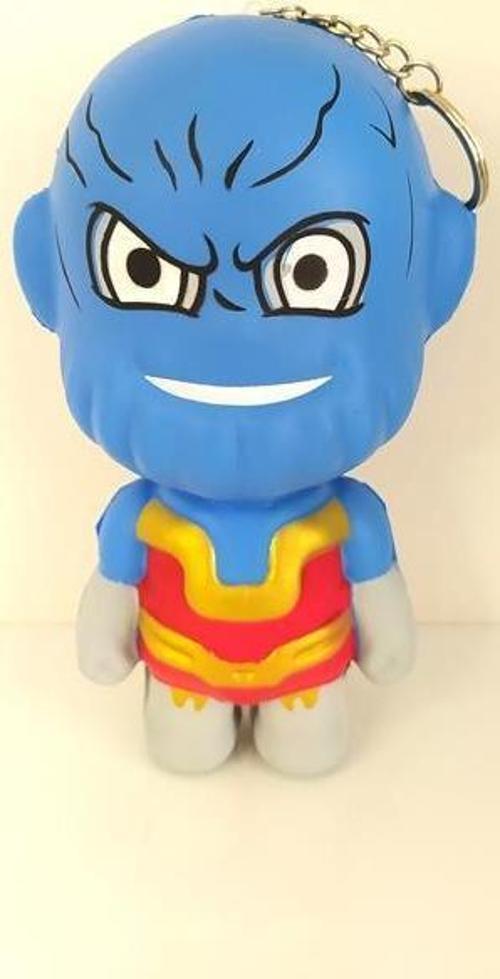 Avengers Thanos Squishy Oyuncak Aksiyon Figür Yumuşak Anahtarlık Çanta Süsü 11605