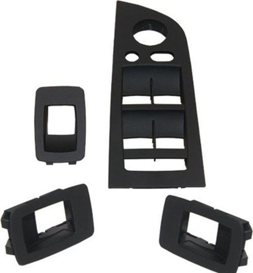 Bmw E90+LCI Set Siyah Cam Düğme Çerçeve 2005-2012